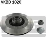 SKF VKBD 1020 тормозной диск на RENAULT LAGUNA III (BT0/1)
