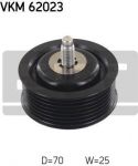 SKF VKM 62023 паразитный / ведущий ролик, поликлиновой ремень на NISSAN QASHQAI / QASHQAI +2 (J10, JJ10)