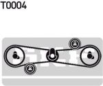 SKF VKMA 02500 комплект ремня грм на ALFA ROMEO 33 (905)