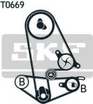 SKF VKMC 93600 водяной насос + комплект зубчатого ремня на HONDA ACCORD IV (CB)