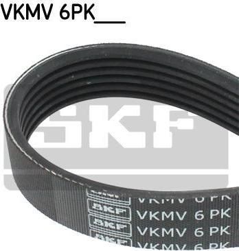 SKF VKMV 6PK910 поликлиновой ремень на TOYOTA COROLLA седан (E15_)