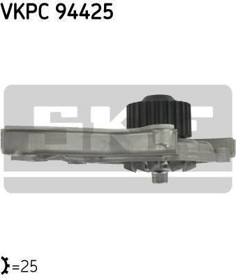 SKF VKPC 94425 водяной насос на MAZDA 626 III (GD)