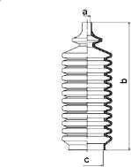 Spidan 83783 пыльник, рулевое управление на MITSUBISHI LANCER F II (A17_)