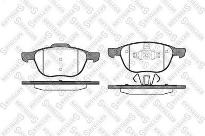 Stellox 1093 000BL-SX комплект тормозных колодок, дисковый тормоз на FORD FOCUS II (DA_)