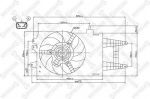 Stellox 29-99354-SX вентилятор, охлаждение двигателя на FIAT PUNTO (188)