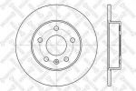 Stellox 6020-3631-SX тормозной диск на OPEL ZAFIRA A (F75_)