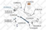 Stellox 87-05834-SX подвеска, рычаг независимой подвески колеса на 3 кабрио (E46)