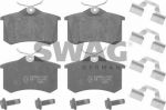 SWAG 60 91 6527 комплект тормозных колодок, дисковый тормоз на RENAULT MEGANE III Наклонная задняя часть (BZ0_)