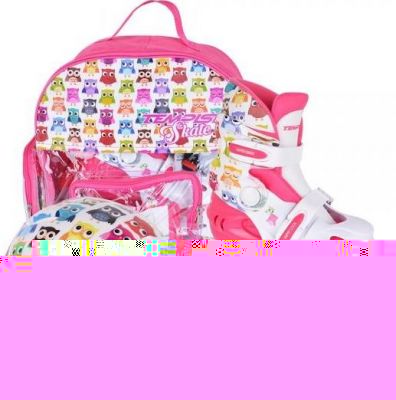 Комплект, 3 элемента защиты + ролики TEMPISH 2017 OWL BABY SKATE set (EUR:34-37)