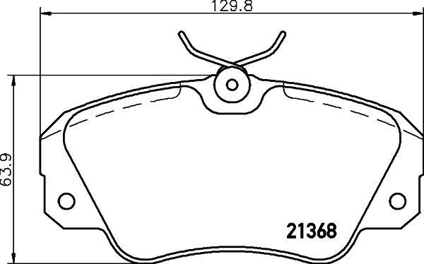 TEXTAR Колодки торм.пер. Opel Omega A, B (2136801)
