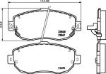 TEXTAR Колодки передние LEXUS GS 300 93-05 (2149001)