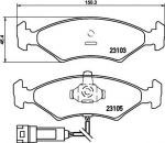 Textar 2310501 комплект тормозных колодок, дисковый тормоз на FORD ESCORT III (GAA)