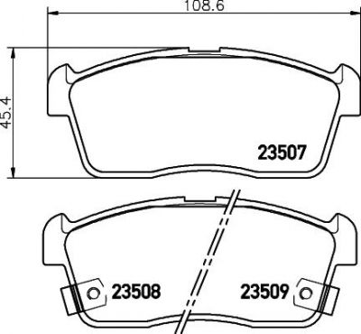 TEXTAR ** Колодки торм.пер. Suzuki Ignis (2350701)