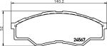 Textar 2456701 комплект тормозных колодок, дисковый тормоз на TOYOTA HILUX III пикап (KUN_, TGN_, LAN_, GGN_)