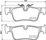 Textar 2533101 комплект тормозных колодок, дисковый тормоз на X1 (F48)