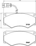 Textar 2913801 комплект тормозных колодок, дисковый тормоз на IVECO DAILY II автобус