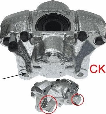 Textar 38221100 тормозной суппорт на VOLVO 960 Kombi (965)