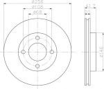 Textar 92026200 тормозной диск на AUDI 90 (81, 85, B2)