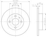 Textar 92044000 тормозной диск на ALFA ROMEO 33 (905)