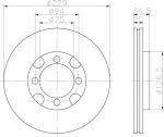 Textar 92047100 тормозной диск на MAZDA 626 II (GC)