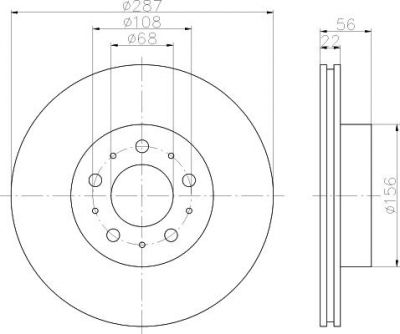 Textar 92051300 тормозной диск на VOLVO 960 Kombi (965)