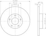 Textar 92057405 тормозной диск на AUDI A4 Avant (8D5, B5)