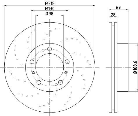 Textar 92099903 тормозной диск на PORSCHE 911 (996)
