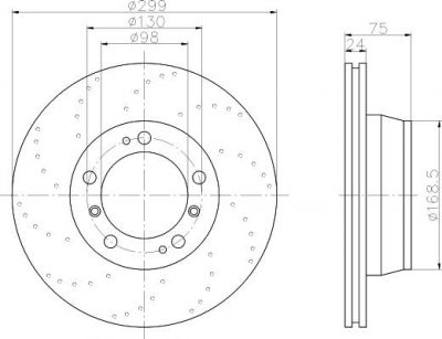 Textar 92100110 тормозной диск на PORSCHE 911 (996)
