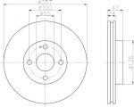 Textar 92103100 тормозной диск на MAZDA 323 S VI (BJ)