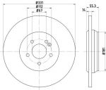 Textar 92103303 тормозной диск на MERCEDES-BENZ M-CLASS (W163)