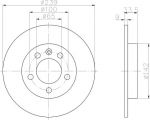 Textar 92105803 тормозной диск на VW GOLF IV (1J1)