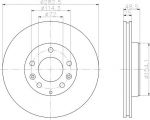 Textar 92125503 тормозной диск на MAZDA 6 (GG)