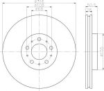 TEXTAR Тормозной диск передний R16 XC90 (92126603)