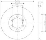 Textar 92136500 тормозной диск на HYUNDAI TERRACAN (HP)