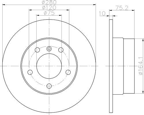 Textar 92146003 тормозной диск на Z4 (E85)