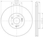 Textar 92151000 тормозной диск на MERCEDES-BENZ CLK (C209)