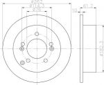 Textar 92156803 тормозной диск на KIA SPORTAGE (JE_, KM_)