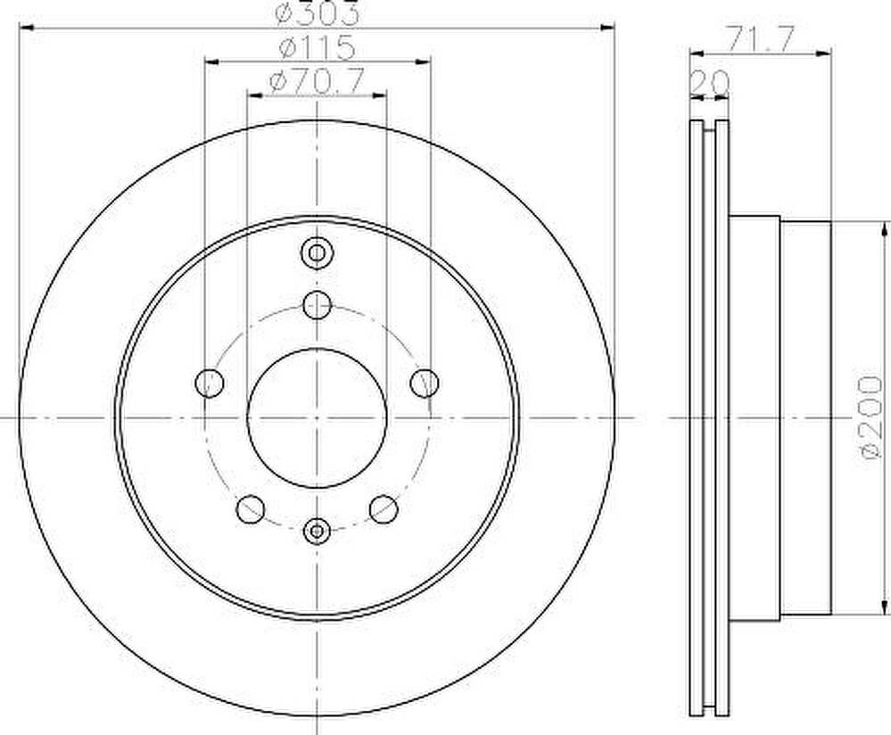 TEXTAR Тоpмозной диск Brake discs passenger car (92165500)