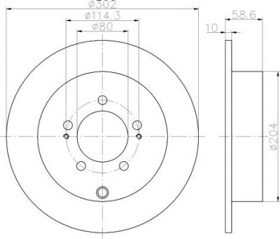 Textar 92167000 тормозной диск на MITSUBISHI OUTLANDER II (CW_W)