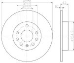 Textar 92167600 тормозной диск на OPEL ZAFIRA B (A05)