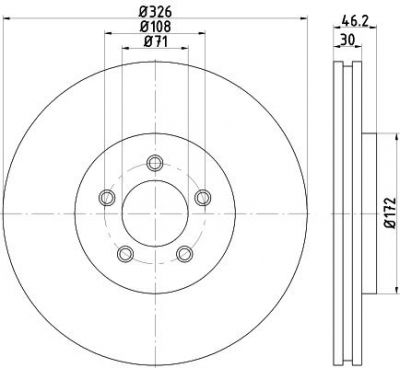 Textar 92173505 тормозной диск на JAGUAR XK кабрио (QQ6_, _J43_)