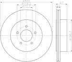Textar 92177203 тормозной диск на CHRYSLER 300 C Touring (LX)