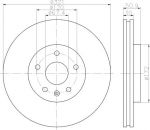 Textar 92187005 тормозной диск на OPEL INSIGNIA