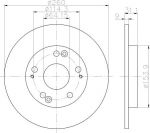 Textar 92224103 тормозной диск на HONDA CR-Z (ZF1)