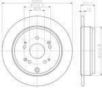 Textar 92227203 тормозной диск на HONDA CR-V IV (RE)