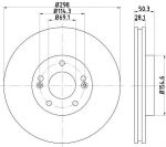 Textar 92253603 тормозной диск на HYUNDAI SANTA FE II (CM)