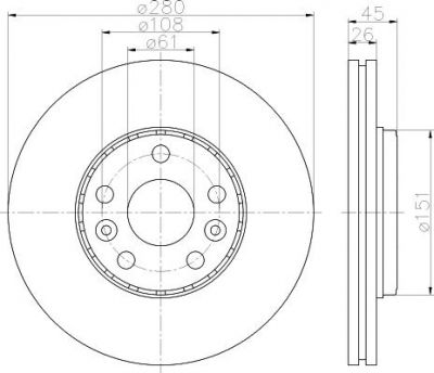 Textar 92257903 тормозной диск на RENAULT KANGOO BE BOP (KW0/1_)