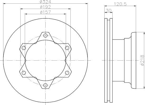 Textar 93087700 тормозной диск на MERCEDES-BENZ VARIO автобус