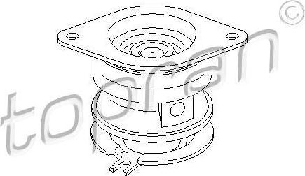 Topran 103 015 подвеска, двигатель на VW GOLF III (1H1)