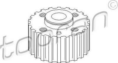 Topran 108 697 шестерня, коленчатый вал на VW GOLF IV (1J1)